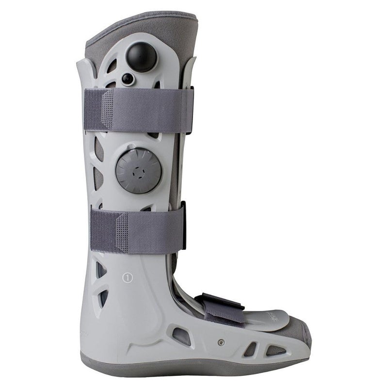 Aircast AirSelect Standard Walker Brace and Walking Boot with SoftStrike Technology and Semi-Rigid Shell (Small, Gray) - Image 2